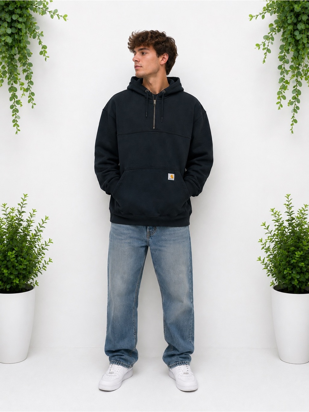 Carhartt Men's Paxton 1/4-Zip Sweatshirt NWOT ~ Size M ~ Item #1301
